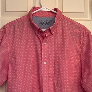 Banana Republic Pink Casual Button Down Shirt